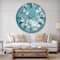 Designart 'Blue Cherry Blossoms I Cabin Wall Clock